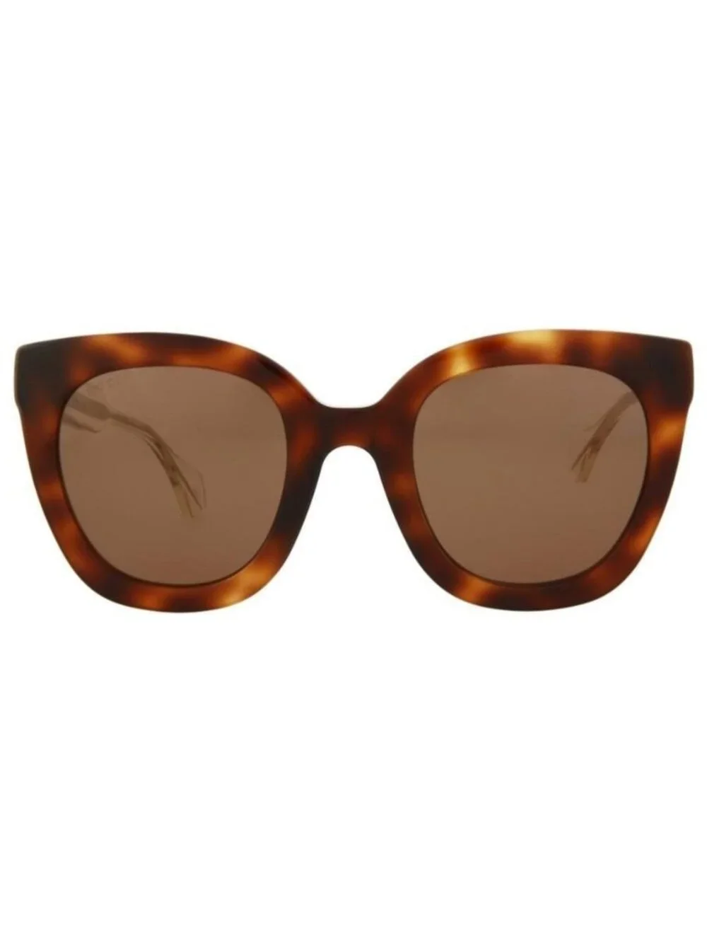New Gucci Womens Cat Eye Havana Crystal Brown Fashion Designer Sunglasses